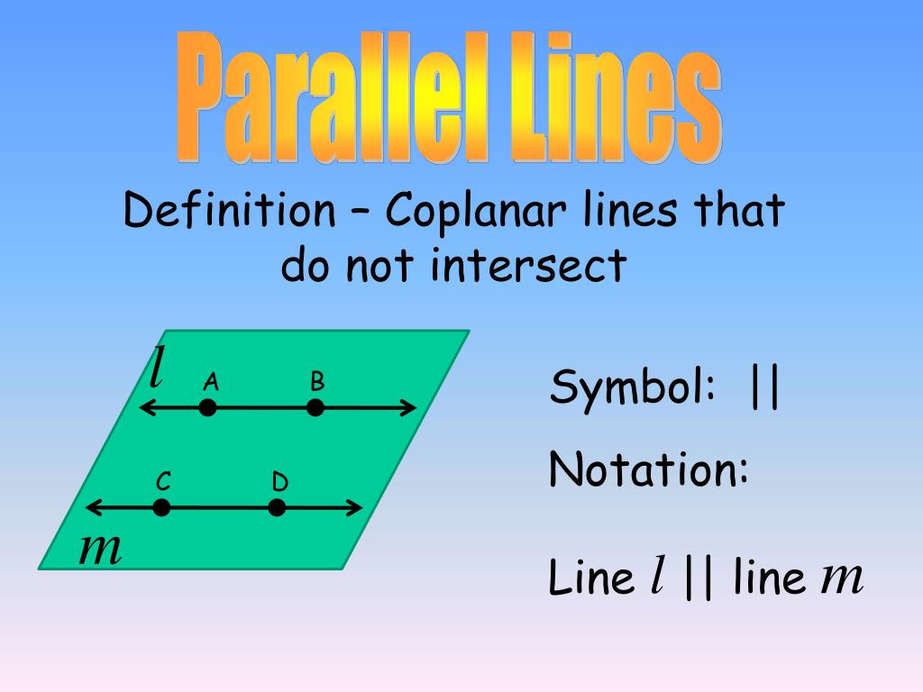 PPT SECTION 31 DEFINITIONS PARALLEL LINES AND ANGLES PowerPoint