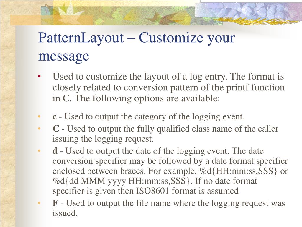 PPT Logging with Log4j PowerPoint Presentation, free download ID