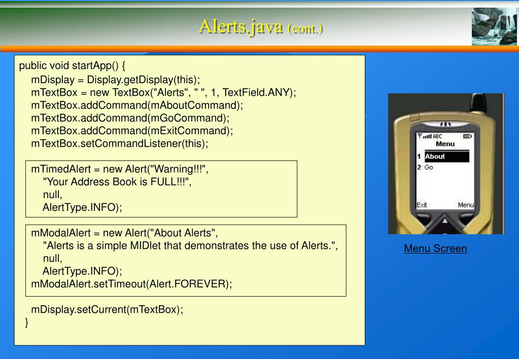 PPT บทที่ 3 Java Wireless Toolkit (2) PowerPoint Presentation ID