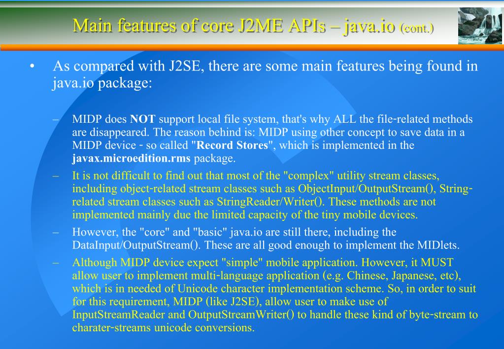 PPT บทที่ 3 Java Wireless Toolkit (2) PowerPoint Presentation ID
