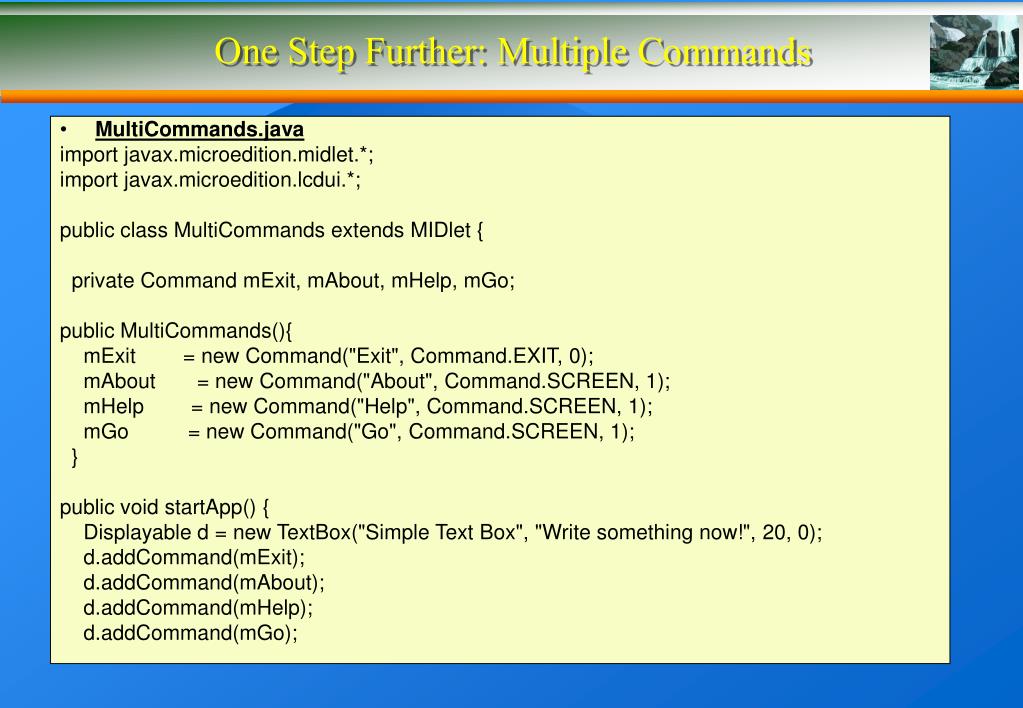 PPT บทที่ 3 Java Wireless Toolkit (2) PowerPoint Presentation ID