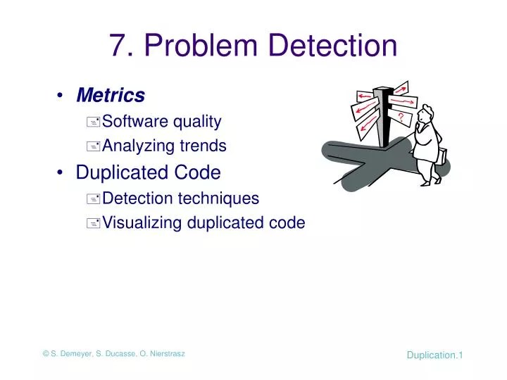 PPT 7. Problem Detection PowerPoint Presentation, free download ID