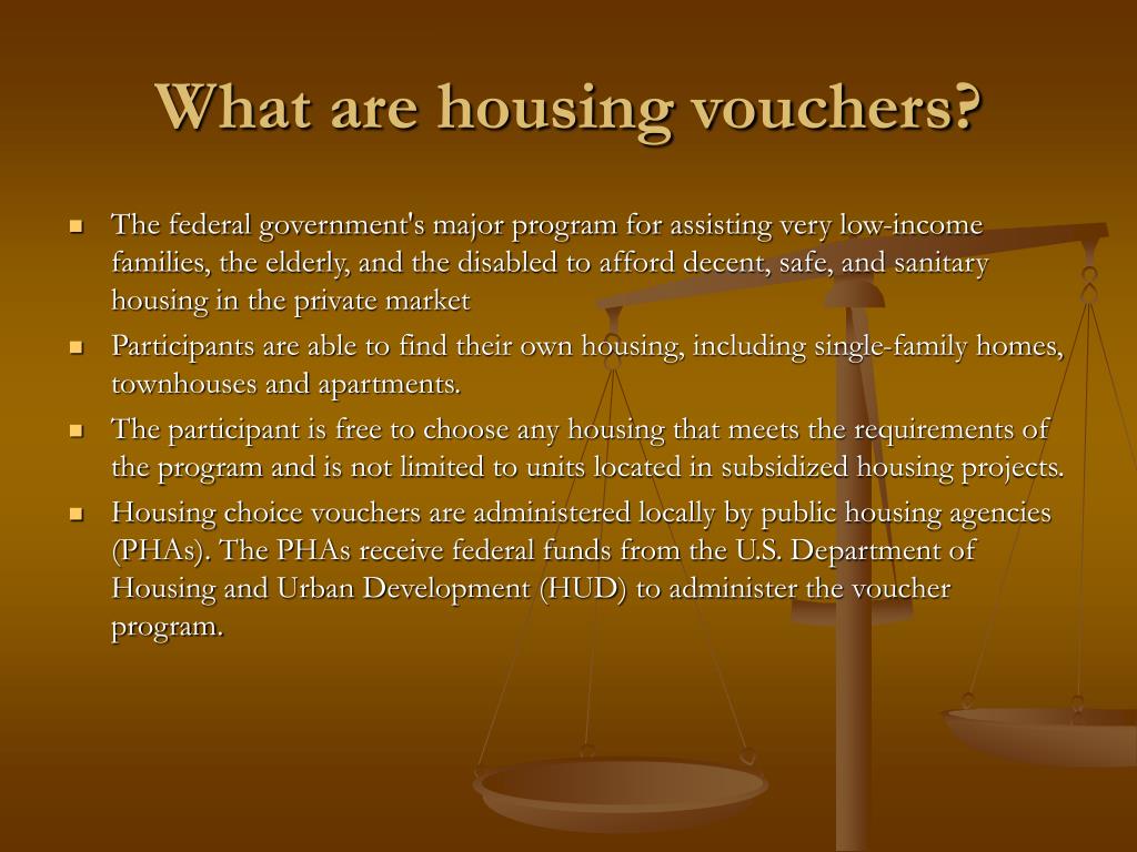 PPT Housing Vouchers PowerPoint Presentation, free download ID3756756