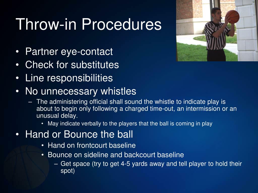 PPT Basketball Officials Clinic 2 person mechanics PowerPoint
