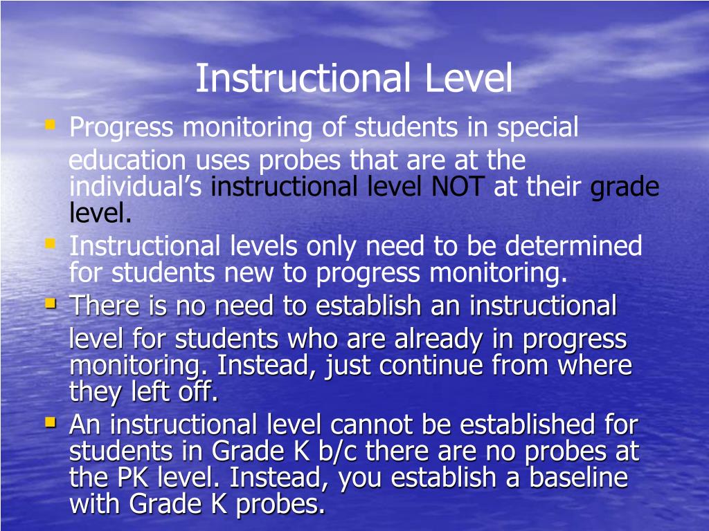 PPT Progress Monitoring of Special Education Students PowerPoint
