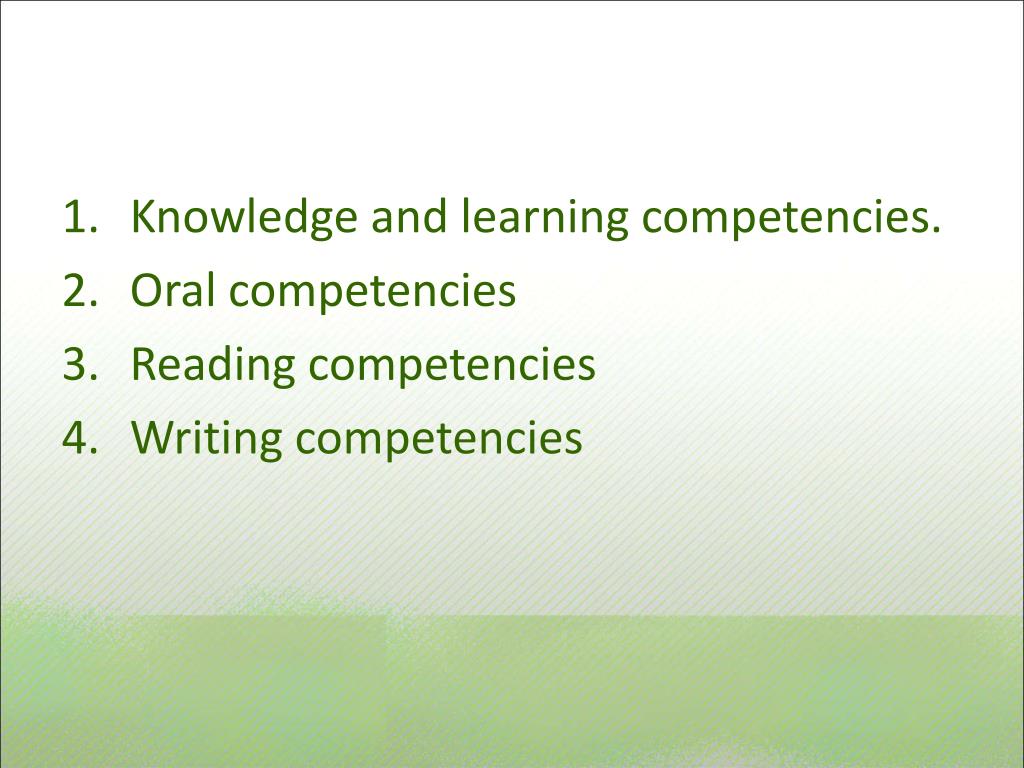 PPT COMPETENCYBASED LANGUAGE TEACHING PowerPoint Presentation, free