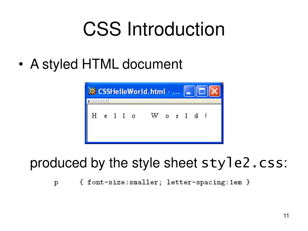 PPT Lecture 7 Style Sheets CSS PowerPoint Presentation, free