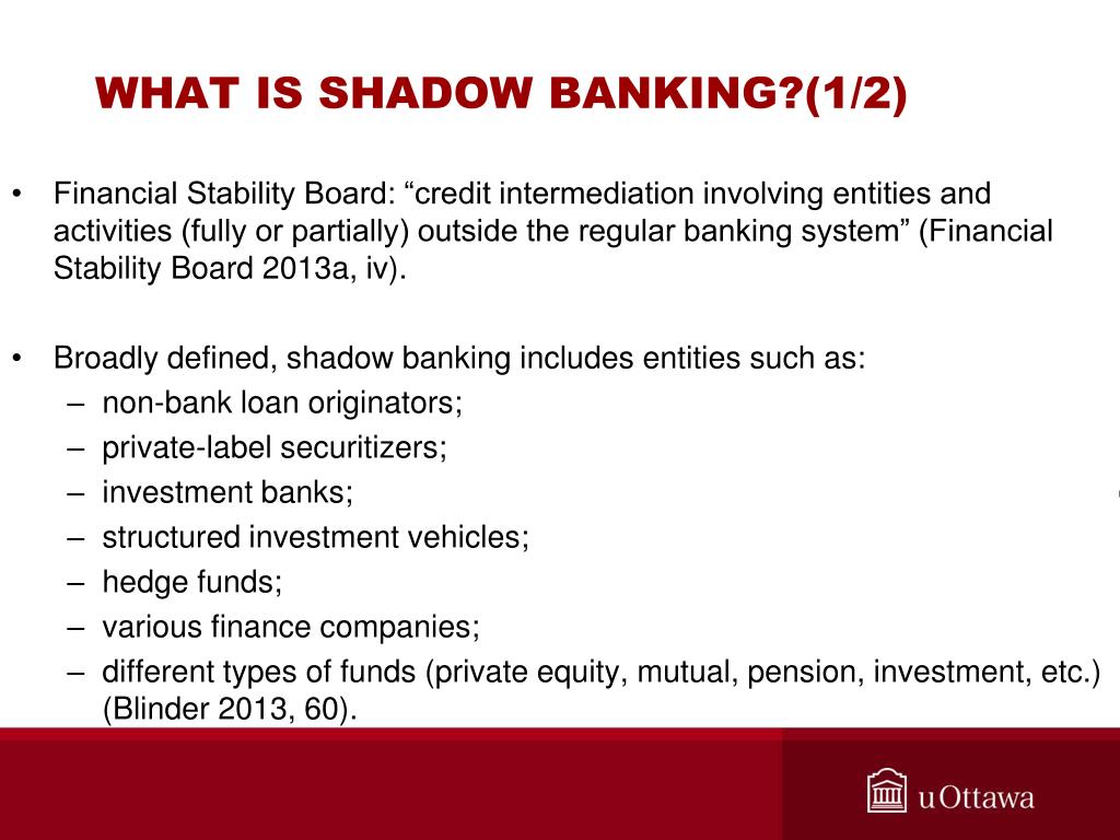 PPT A Game of Shadows Why Does the EU Attempt to Regulate Shadow
