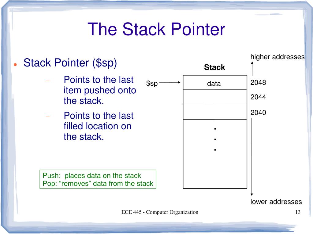 PPT ECE 445 Computer Organization PowerPoint Presentation, free