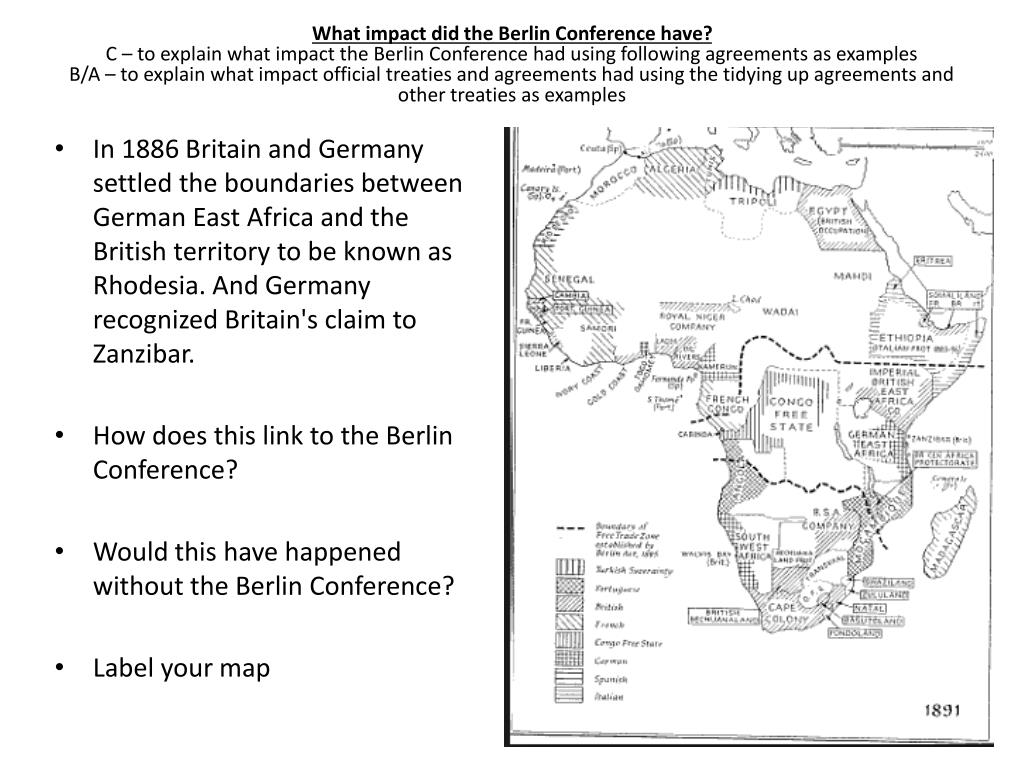 PPT What impact did the Berlin Conference have? PowerPoint