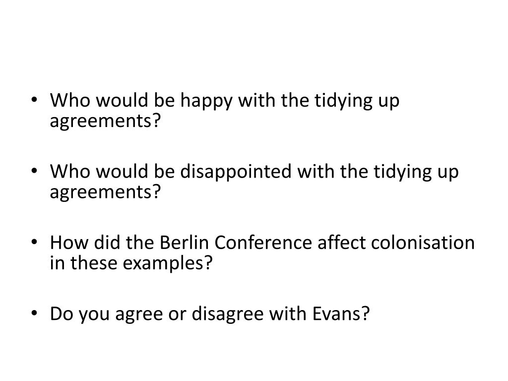 PPT What impact did the Berlin Conference have? PowerPoint