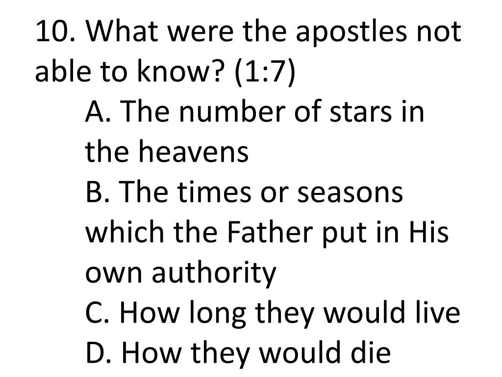 PPT Bible Bowl Study Questions Acts 19 PowerPoint Presentation, free
