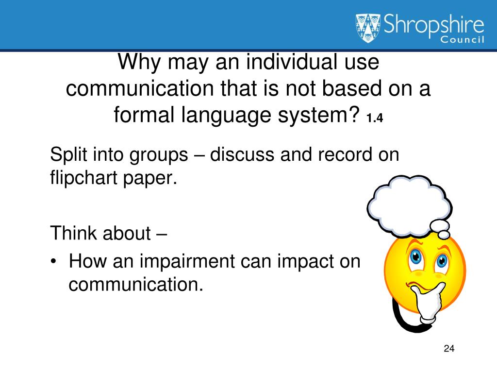 PPT Support Individuals with Specific Communication Needs PowerPoint