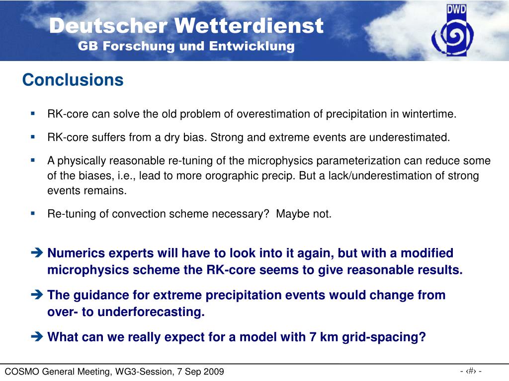 PPT QPF sensitivity to RungeKutta and Leapfrog core PowerPoint