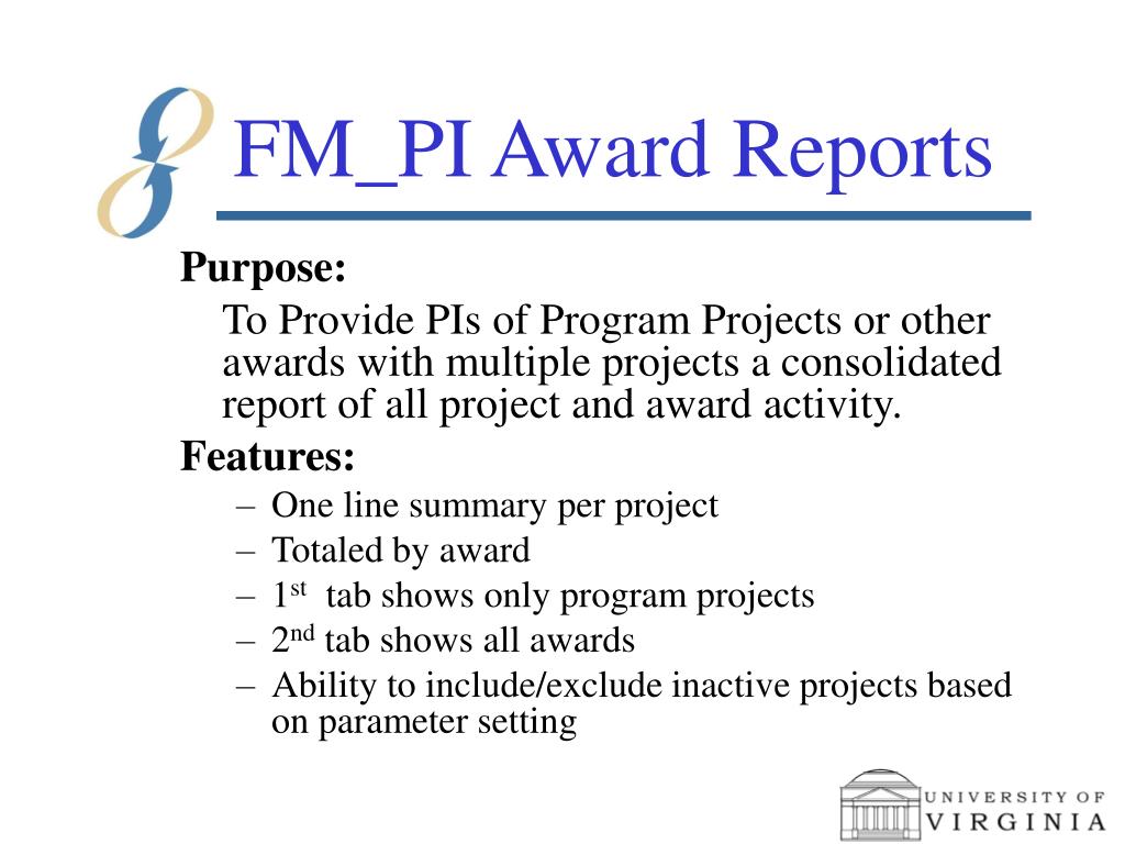 PPT New PI Labor Schedule, Award, and NIH Grant Type Reports Session