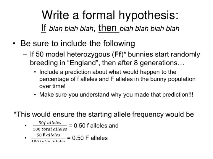 PPT Intro Breeding Bunnies lab PowerPoint Presentation ID3770745