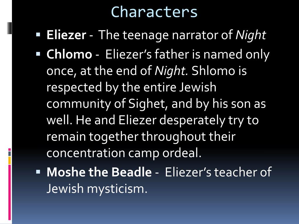PPT Night by Elie Wiesel PowerPoint Presentation, free download ID3771187