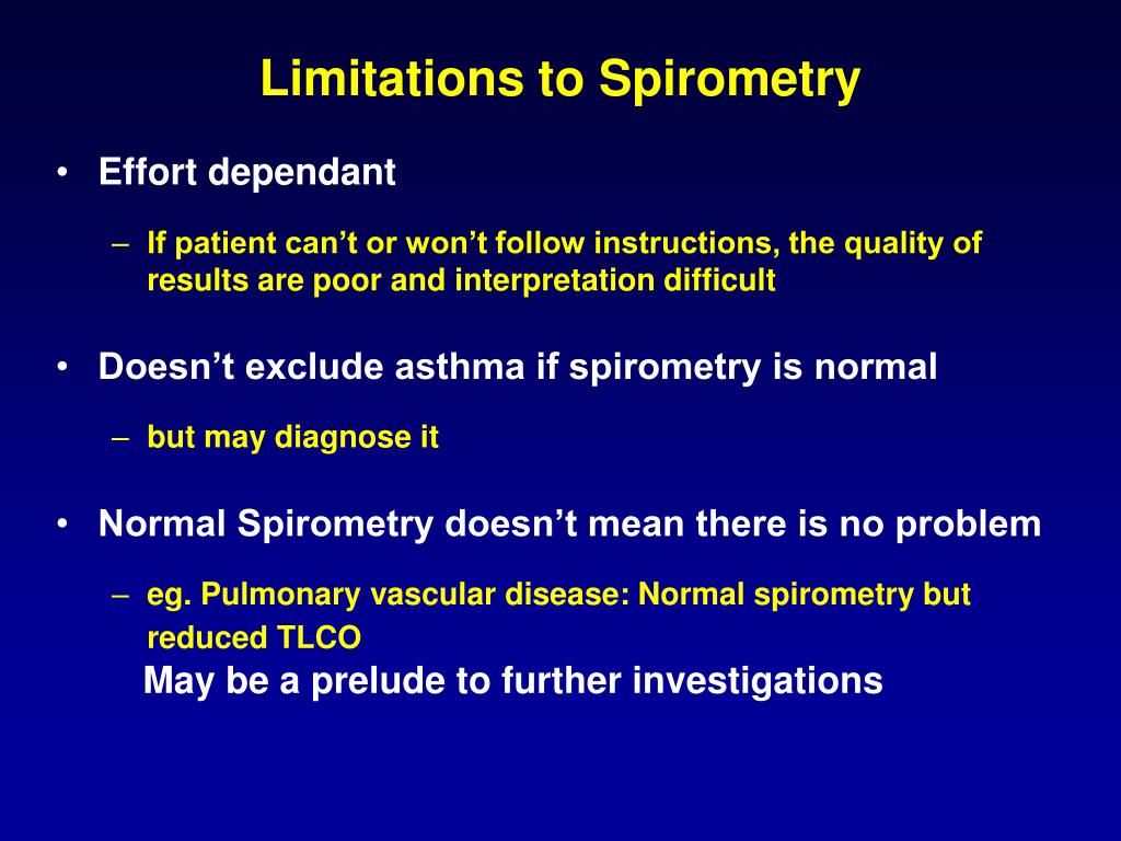 PPT Chronic Disease Management & IM/IT Spirometry PowerPoint Presentation ID