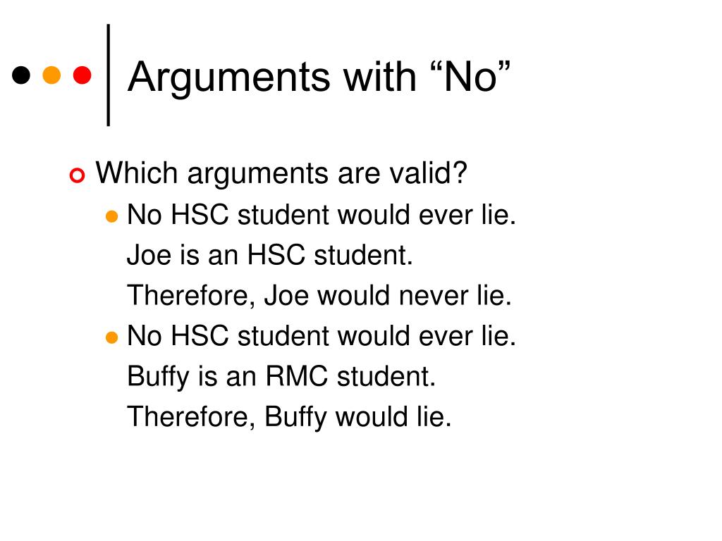 PPT Arguments with Quantified Statements PowerPoint Presentation