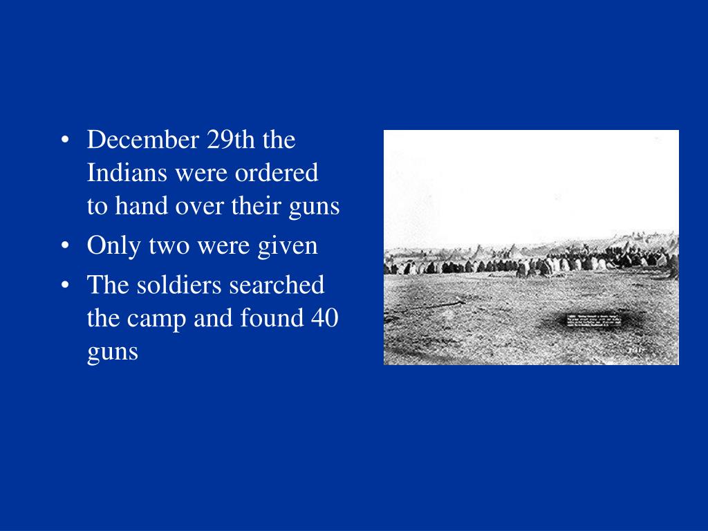 PPT The Wounded Knee Massacre PowerPoint Presentation, free download ID3780136