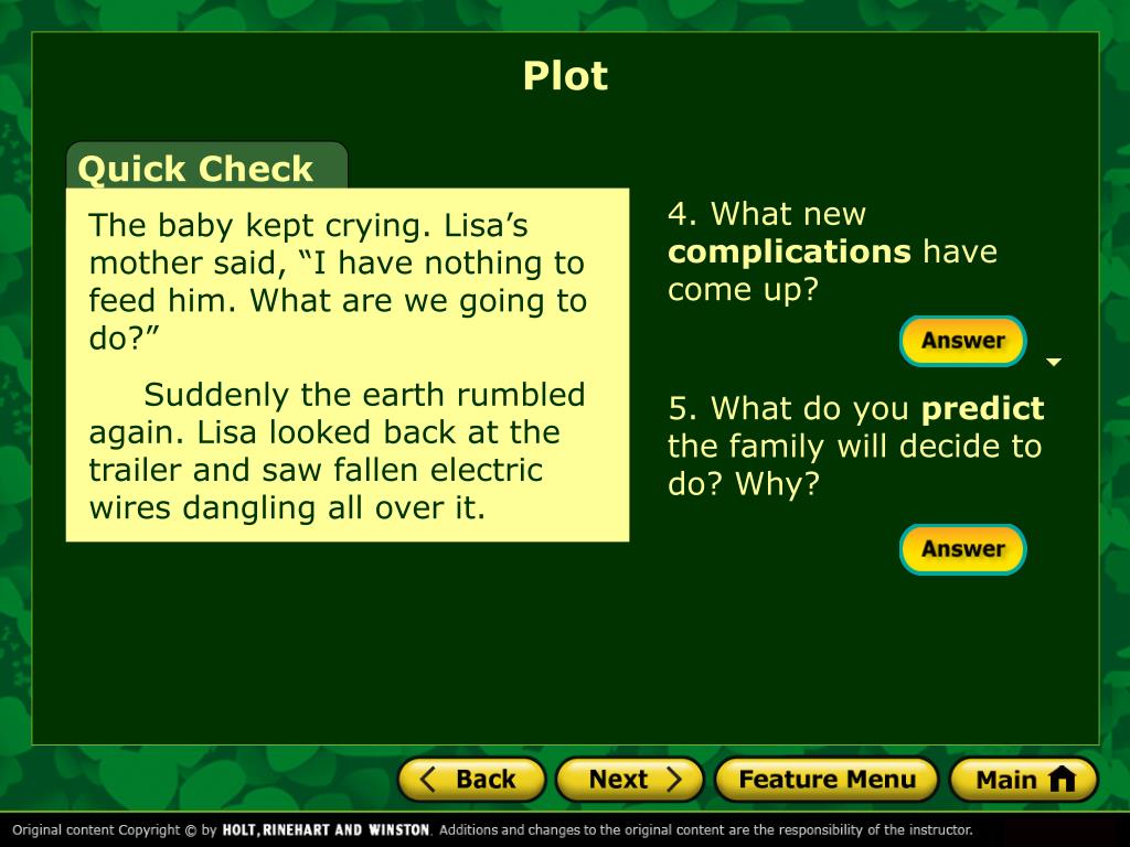 PPT Plot Basic Situation Conflict Complications Climax Resolution Your Turn PowerPoint