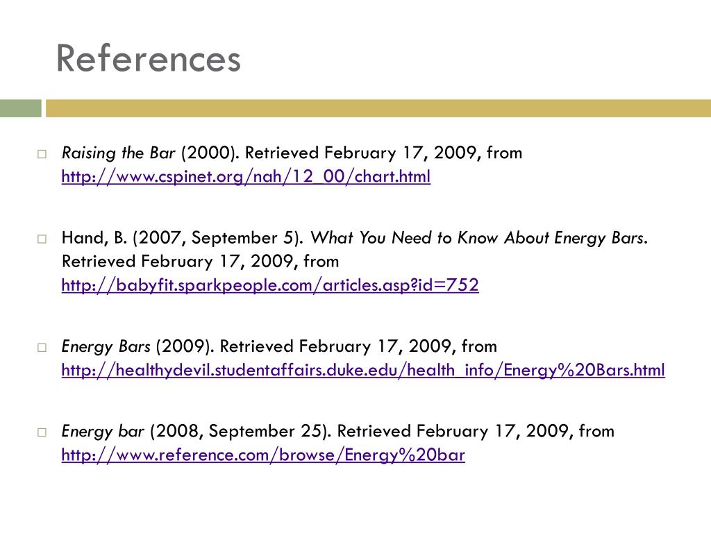 PPT ENERGY BARS PowerPoint Presentation, free download ID3781581