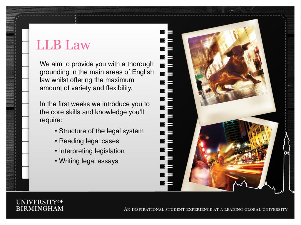 PPT Studying Law at the University of Birmingham PowerPoint Presentation ID3783789