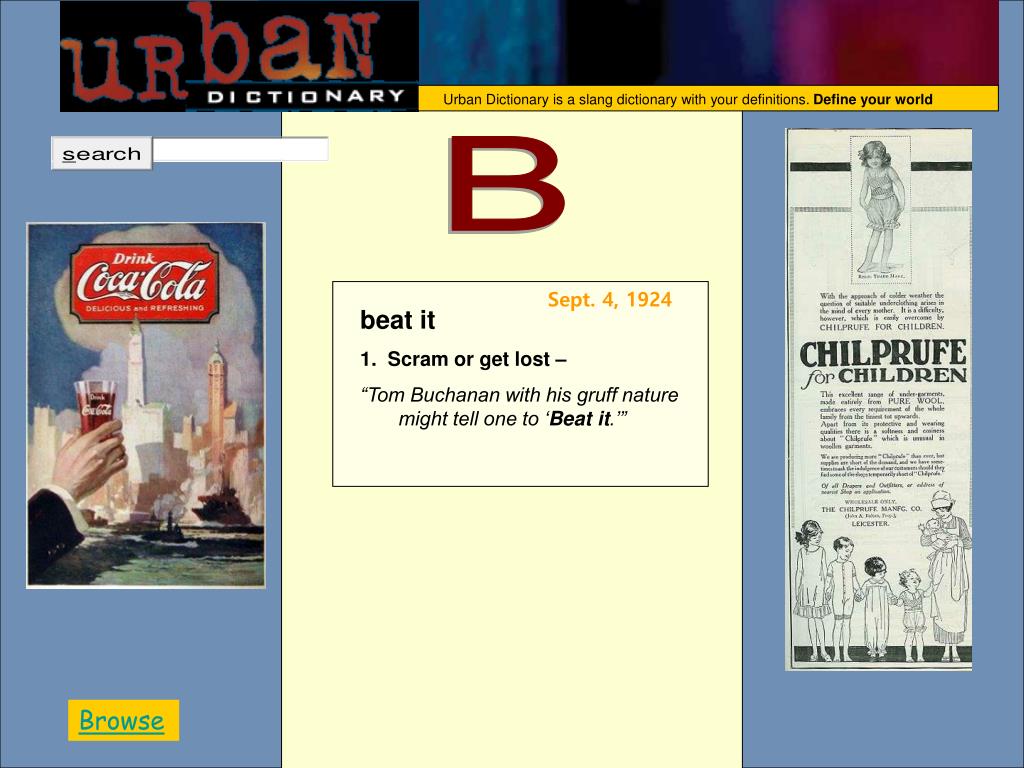 PPT Urban Dictionary is a slang dictionary with your definitions