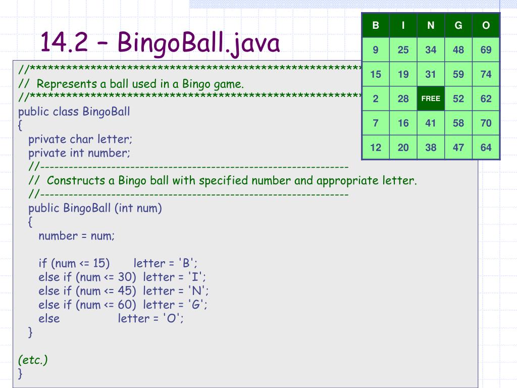 PPT 14.2 Let’s play Bingo PowerPoint Presentation, free download