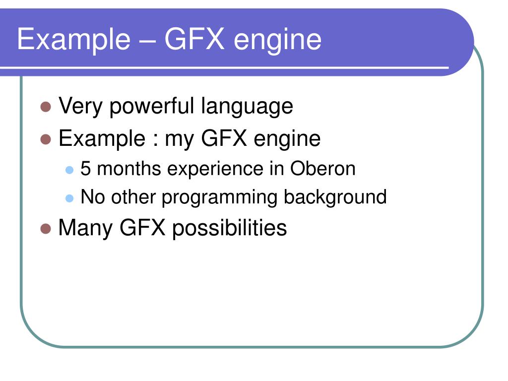 PPT Oberon PowerPoint Presentation, free download ID3790064