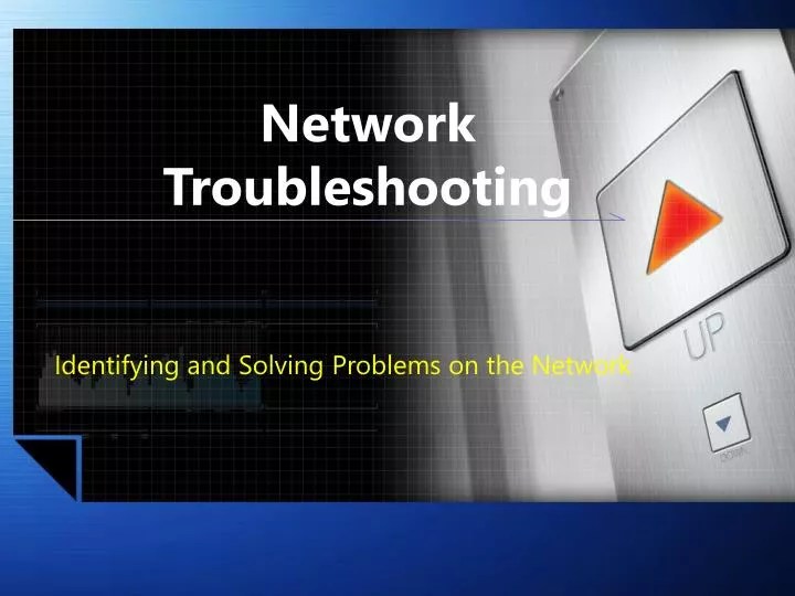 PPT Network Troubleshooting PowerPoint Presentation, free download