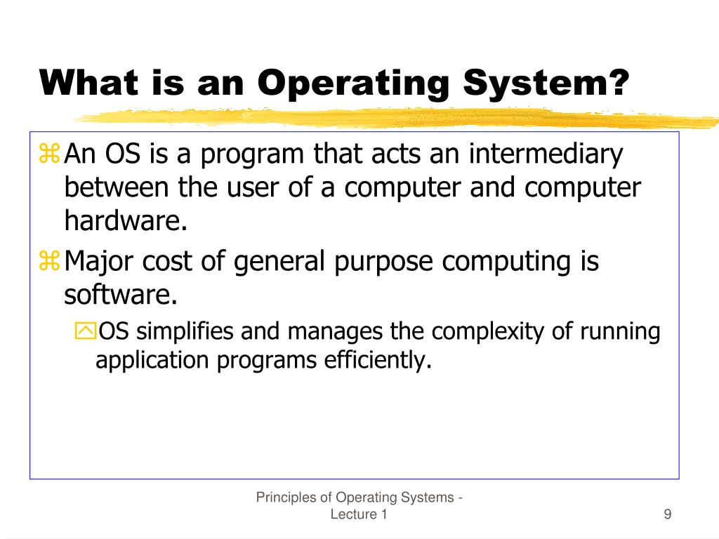 PPT Principles of Operating Systems PowerPoint Presentation, free