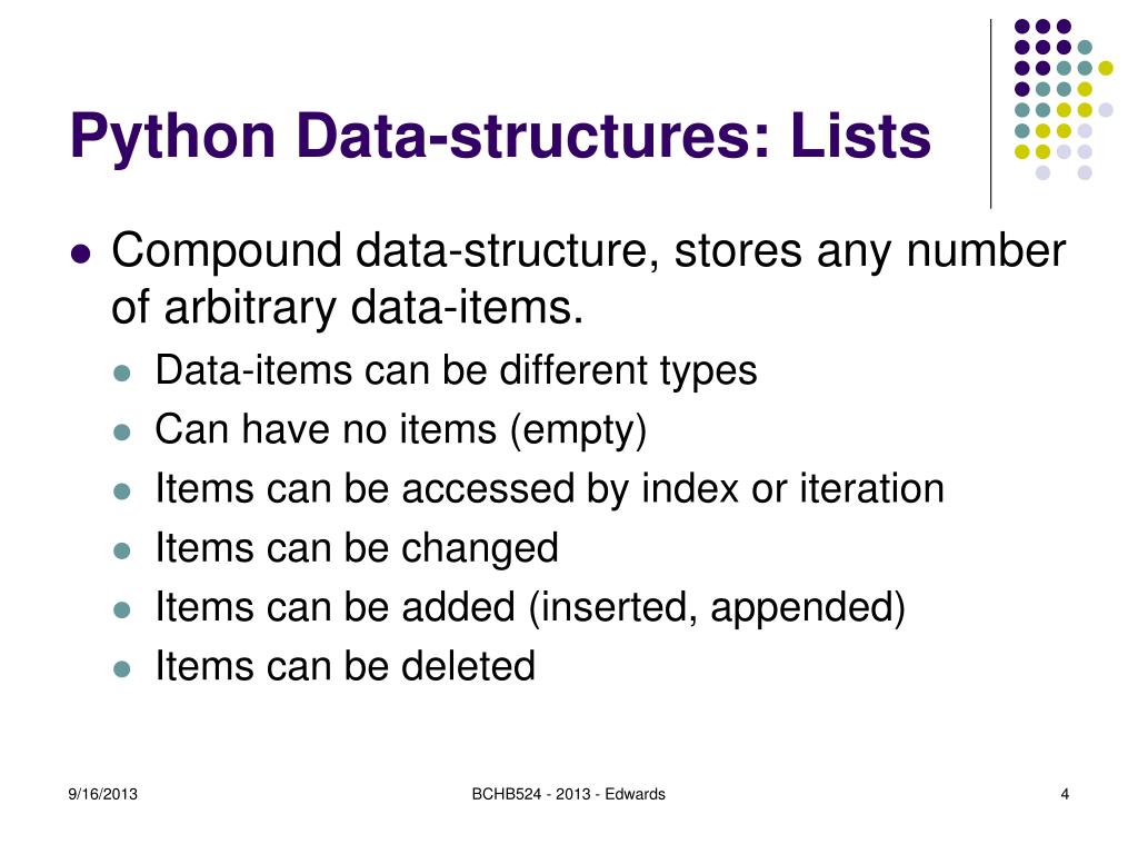 PPT Python Data Structures Lists PowerPoint Presentation, free