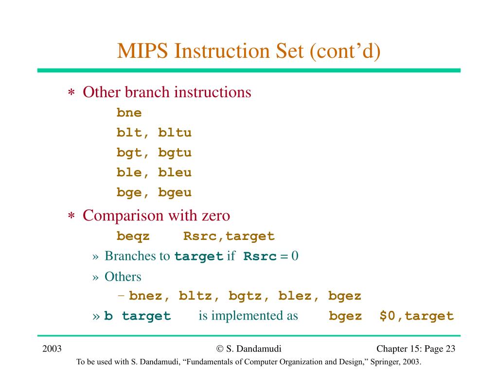 PPT MIPS Assembly Language PowerPoint Presentation, free download
