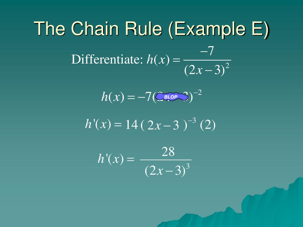 PPT The Chain Rule PowerPoint Presentation, free download ID3793734
