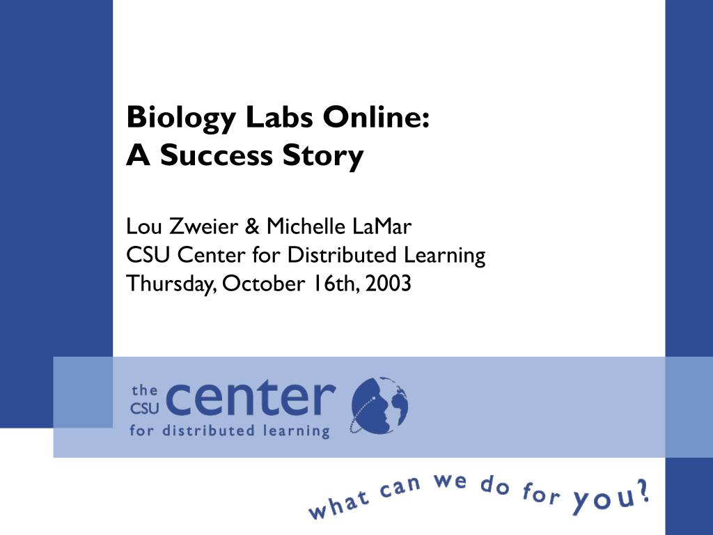 PPT Biology Labs Online PowerPoint Presentation, free download ID