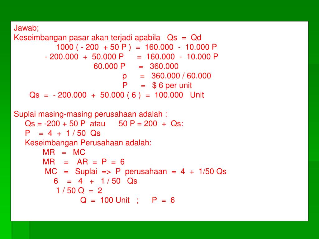 PPT Ekonomi Managerial PowerPoint Presentation, free