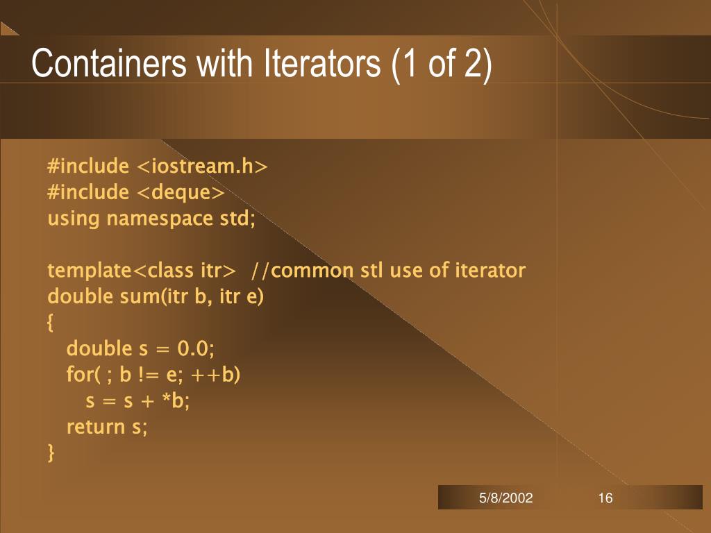 PPT STL Library Overview PowerPoint Presentation, free download