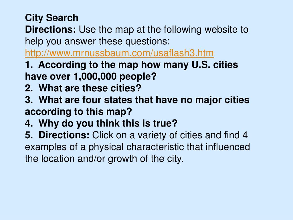 PPT Human Characteristics of United States Unit 2 Lesson 3 PowerPoint
