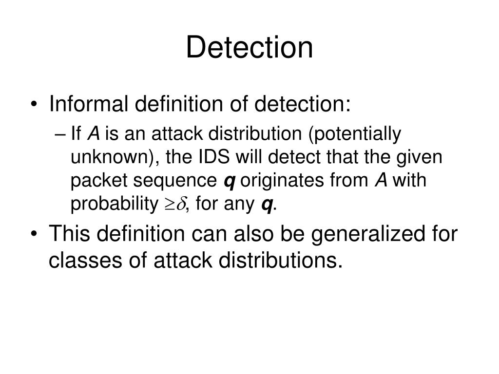 PPT Models and Security Requirements for IDS PowerPoint Presentation