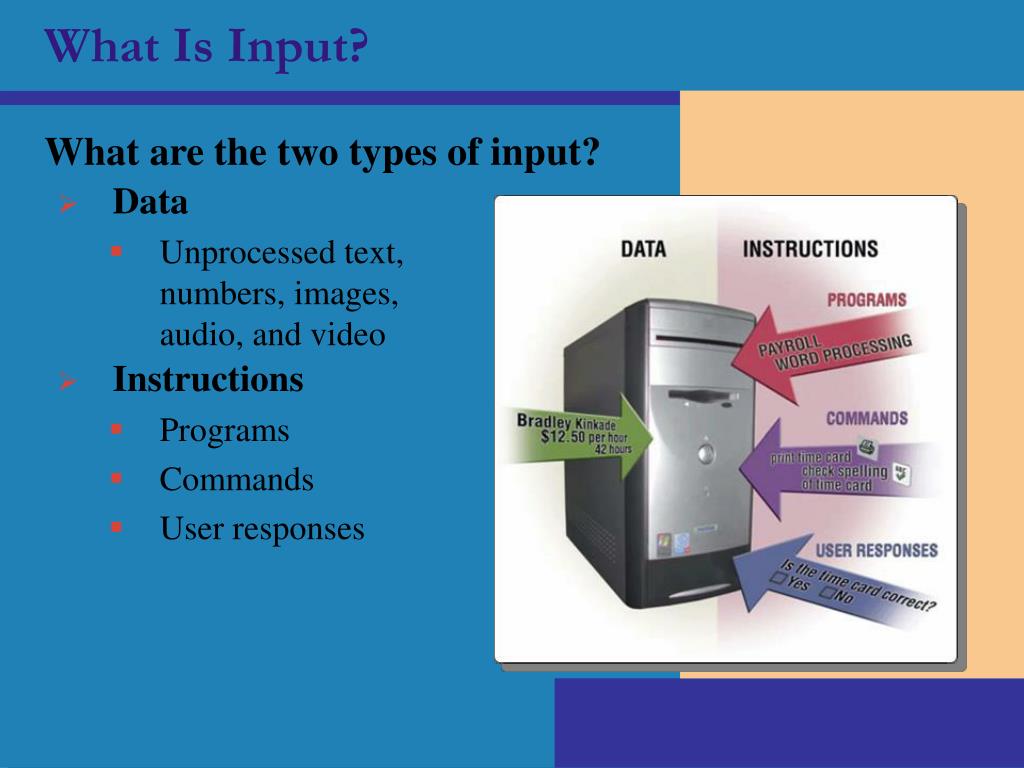 PPT Input and Output Computer Devices PowerPoint Presentation, free