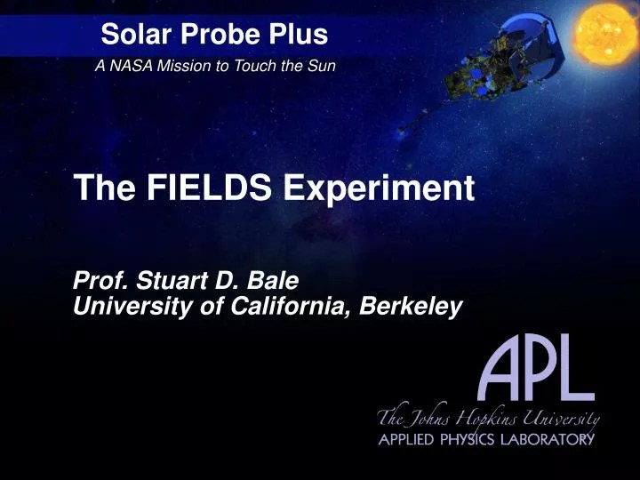PPT The FIELDS Experiment PowerPoint Presentation, free download ID