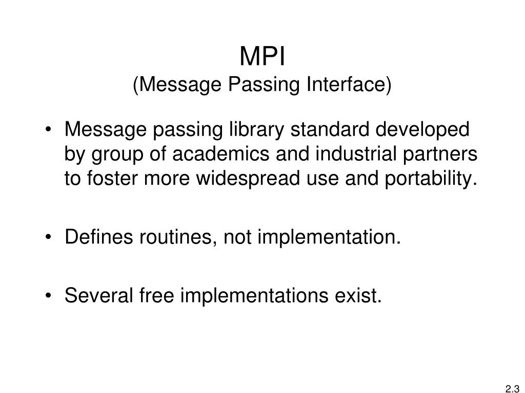 PPT MessagePassing Computing PowerPoint Presentation, free download