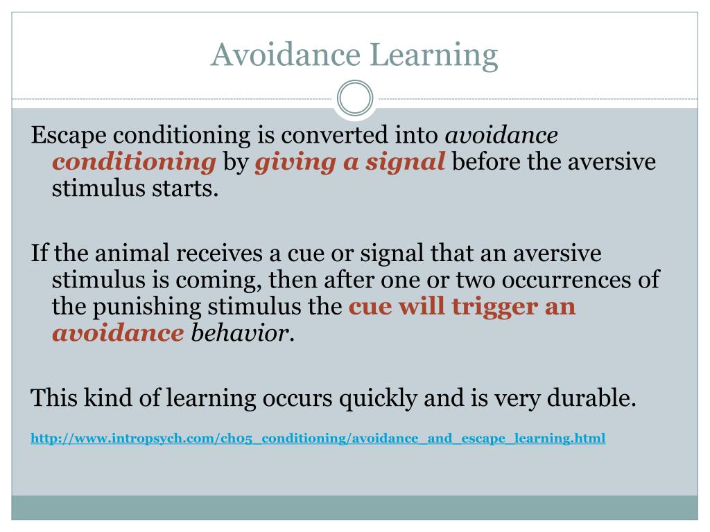 PPT Reinforcement, Punishment, Avoidance Learning, and Escape