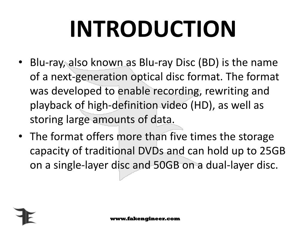 PPT Bluray Disc PowerPoint Presentation, free download ID3811623