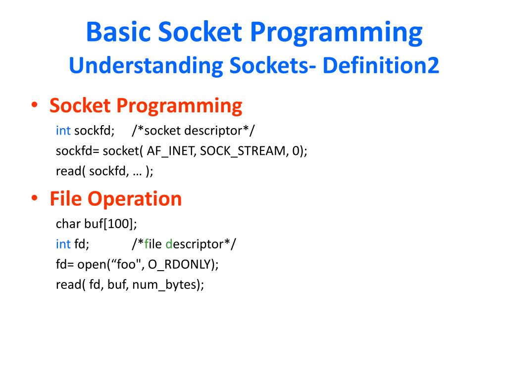 PPT Network Programming Using Sockets PowerPoint Presentation ID3812003