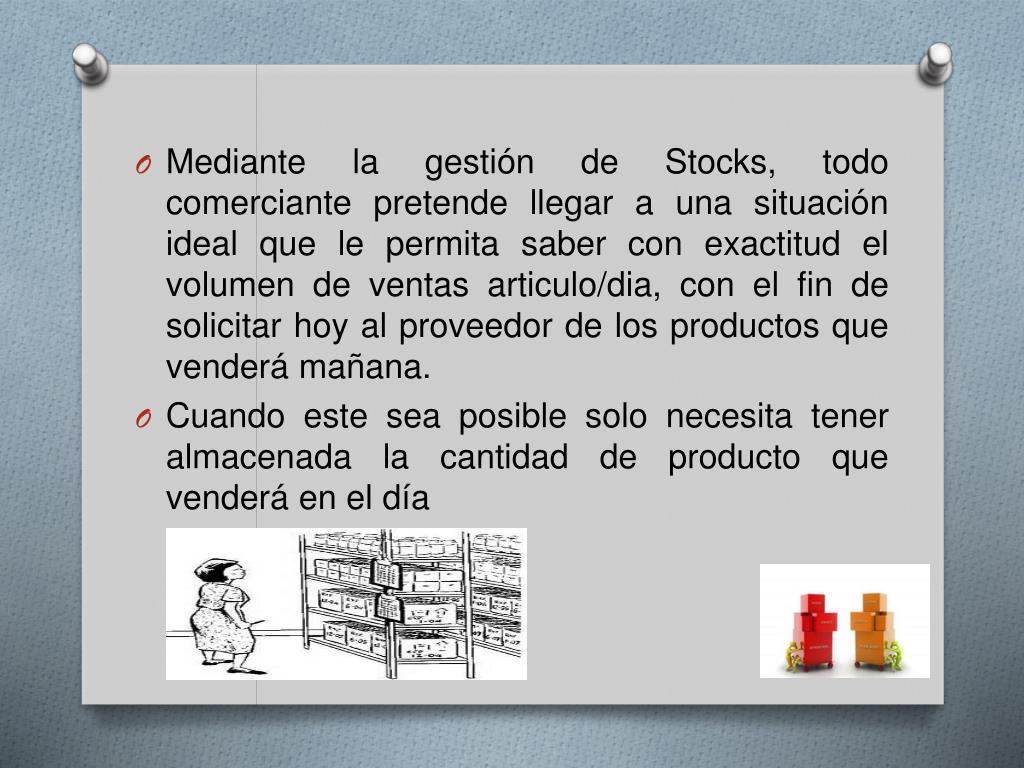 PPT GESTION DEL STOCK PowerPoint Presentation, free download ID3813900