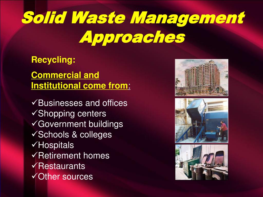 PPT SOLID WASTE MANAGEMENT PowerPoint Presentation, free download