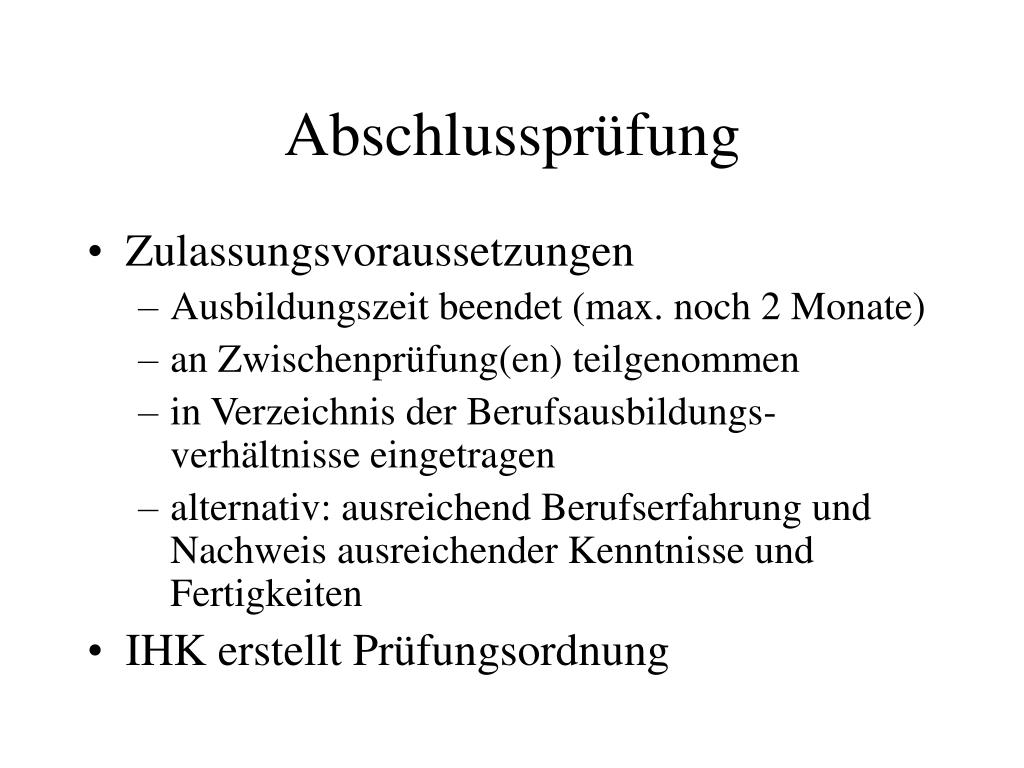 PPT Das Berufsbildungsgesetz (BBiG) PowerPoint