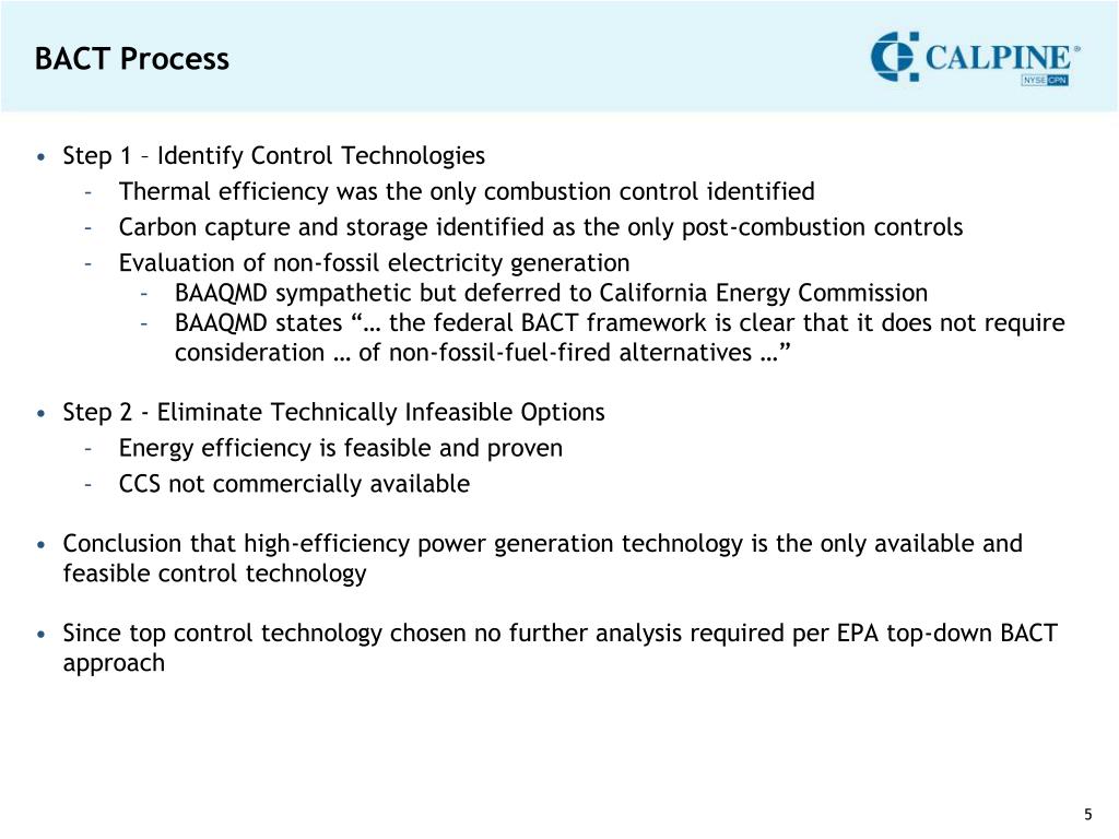 PPT GHG BACT Analysis Case Study Russell City Energy Center May 2010